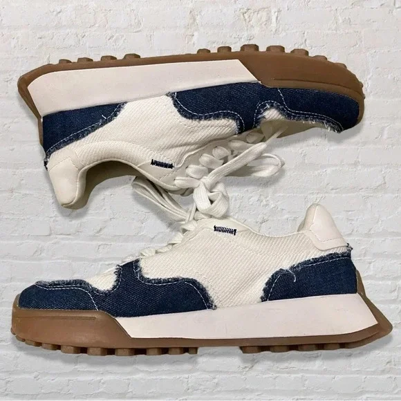 Zara Denim Running Trainers - Picture 3 of 7